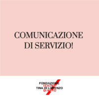 comunicazione di servizio